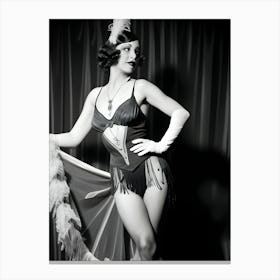 1920's Burlesque Dancer ~Reimagined 97 Canvas Print