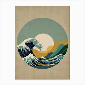 Great Wave Off Kanagawa 33 Canvas Print