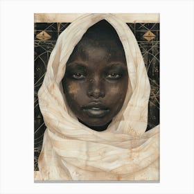 African Woman 222 Canvas Print