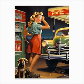 Pin Up Girl 2 Canvas Print