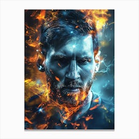 Lionel Messi 3 Canvas Print