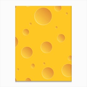 Cheese Texture Canvas Print