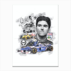 Damon Hill 1 Canvas Print