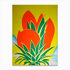 Abstract Pineapple Canvas Print