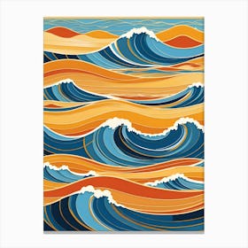 Ocean Waves 10 Canvas Print