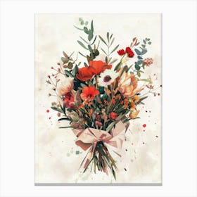 Bouquet Of Flowers 10 Canvas Print