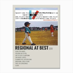 Regional At Best 2011 Poster Canvas Print