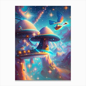Mushroom Dreamscape 1 Canvas Print