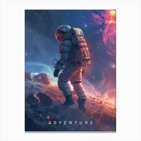 Astronaut Space Adventure Canvas Print
