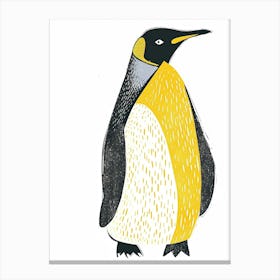 Yellow Emperor Penguin 1 Canvas Print