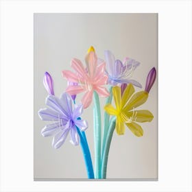 Dreamy Inflatable Flowers Agapanthus 2 Canvas Print