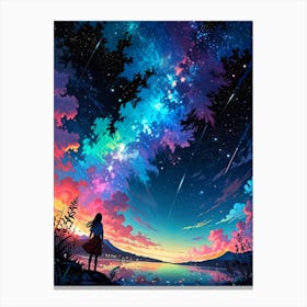 Starry Night Sky 20 Canvas Print