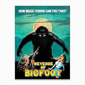 Revenge Of Bigfoot, Movie Poster Canvas Print