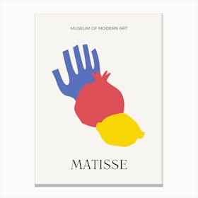 Matisse Lemon Pomegranate Canvas Print