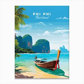 Phi Phi Print Thailand Canvas Print