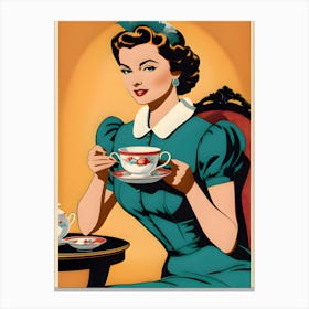 Tea Party Canvas Print