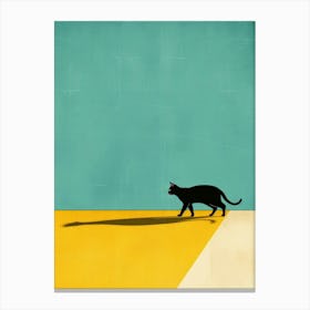 Shadow Of A Cat 1 Canvas Print