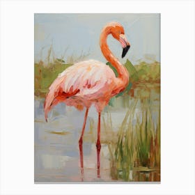 Bird Painting Flamingo 3 Canvas Print