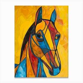 Abstract Horse Painting 4 Canvas Print