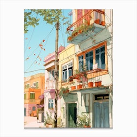 Izmir Turkey 7 Illustration Canvas Print