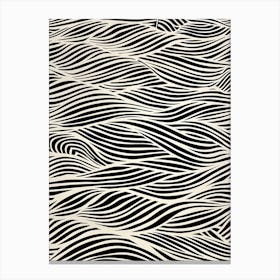 Wavy Lines Canvas Print