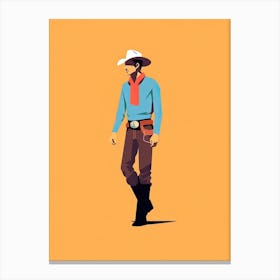 Howdy Cowboy Canvas Print