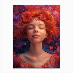 Red Haired Girl 5 Canvas Print