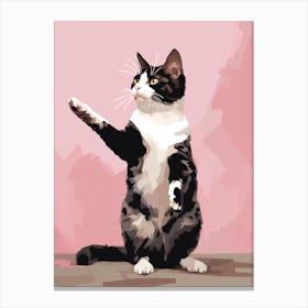 Cat Painting 3 Canvas Print