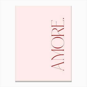 Amore Love French Typography Poster Print Art Lover Inspired Motivational  Canvas Print