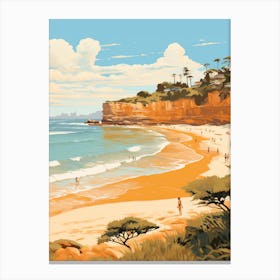 Avoca Beach Australia Golden Tones 4 Canvas Print