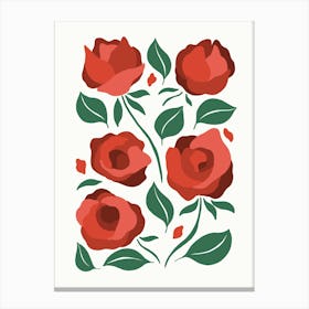 Red Roses Canvas Print