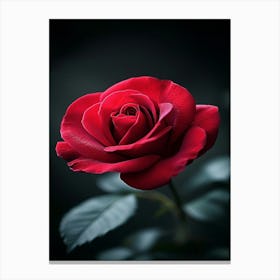 Red Rose Wallpaper 2 Canvas Print