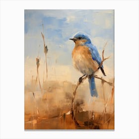 Bird Painting Eastern Bluebird 2 Canvas Print