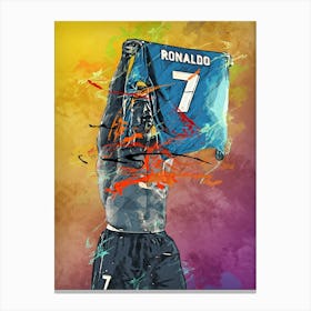 Cristiano Ronaldo Concept Canvas Print