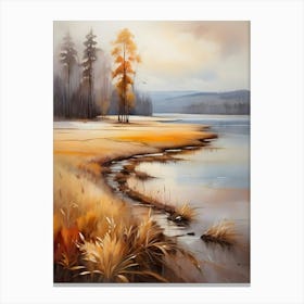 Autumn Landscape . 3 Canvas Print