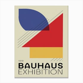 Bauhaus Exhibition 1919 art print Canvas Print