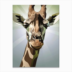 Giraffe Head 2 Canvas Print