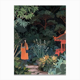 In The Garden Koraku En Japan 4 Canvas Print