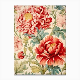 Floral Wallpaper 172 Canvas Print