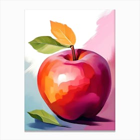 Apple Painting Canvas Print