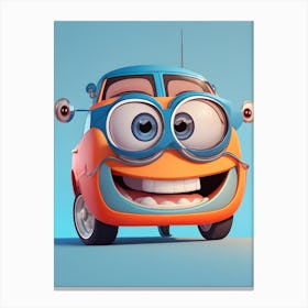 Cartoon Car Canvas Print