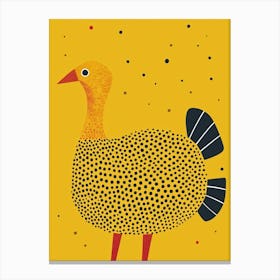 Yellow Turkey 2 Canvas Print