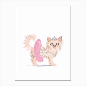 Princess Cat Canvas Print