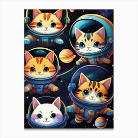 Space Cats Canvas Print