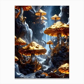 Mushroom Forest Canvas Print