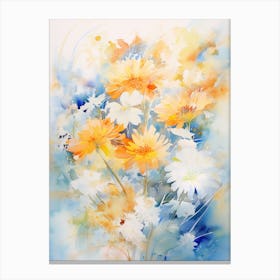 Watercolor Flowers 11 Canvas Print