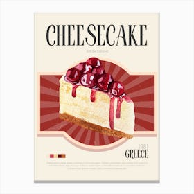 Cheesecake 1 Canvas Print