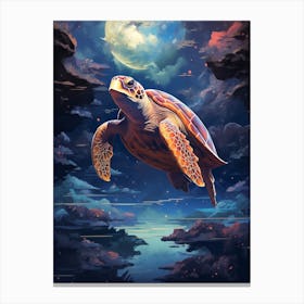 Turtle In The Sky Canvas Print