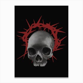Scarlet Veil Of Decay Canvas Print