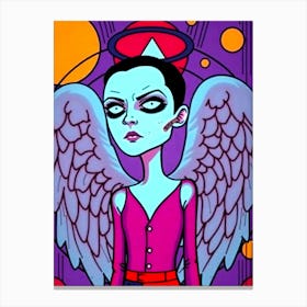 Obscure Angel Color Illustration Canvas Print